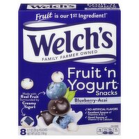 Welch's Blueberry-Acai Fruit 'n Yogurt Snacks, 0.7 oz, 8 count, 5.6 Ounce