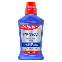 Colgate Peroxyl Mild Mint Oral Debriding Agent and Antiseptic Mouth Sore Rinse, 16.9 fl oz