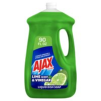 Ajax Ultra Lime Scent & Vinegar Sparkling Clean Dishes Dish Liquid, 90 fl oz