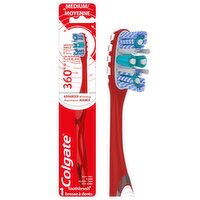 Colgate 360° Advanced Whitening Medium Toothbrush, 1 count