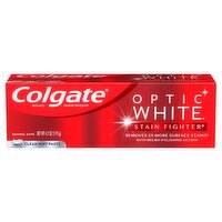 Colgate Optic White Stain Fighter Clean Mint Paste Whitening Toothpaste 4.2 oz