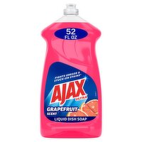 Ajax Ultra Bleach Alternative Dishwashing Liquid Dish Soap, Grapefruit Scent - 52 Fluid Ounce, 52 Fluid ounce