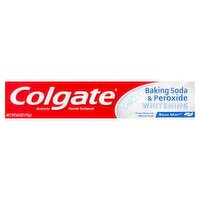 Colgate Baking Soda & Peroxide Whitening Brisk Mint Toothpaste, 6.0 oz