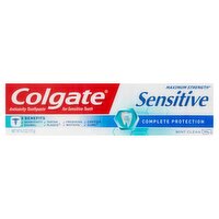 Colgate Sensitive Maximum Strength Complete Protection Mint Clean Toothpaste, 6.0 oz