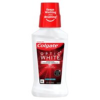 Colgate Optic White Icy Fresh Mint Whitening Mouthwash, 8.0 fl oz, 8 Fluid ounce