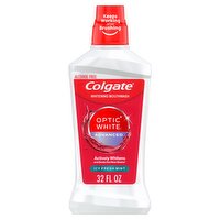 Colgate Optic White Advanced Icy Fresh Mint Whitening Mouthwash, 32 fl oz