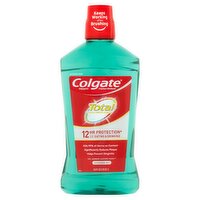 Colgate Total Active Prevention Spearmint Alcohol Free Mouthwash, 33.8 fl oz