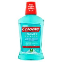 Colgate Enamel Health Sparkling Fresh Mint Mouthwash, 16.9 fl oz