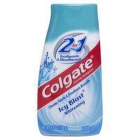 Colgate Icy Blast Whitening 2 in 1 Toothpaste & Mouthwash Liquid Gel, 4.6 oz