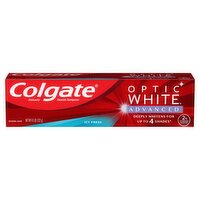 Colgate Optic White Advanced Icy Fresh Teeth Whitening Toothpaste, 4.5 oz