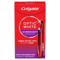 Colgate Optic White Overnight Teeth Whitening Pen, 0.08 fl oz