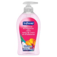 Softsoap Coconut & Hibiscus Scent Moisturizing Hand Soap, 11.25 fl oz, 11.3 Fluid ounce