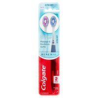 Colgate Renewal Ultra Soft Toothbrushes, 2 count