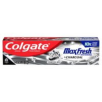 Colgate MaxFresh with Whitening + Charcoal Mint Anticavity Fluoride Toothpaste, 6.3 oz