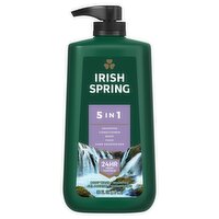 Irish Spring 5-in-1 Body Wash + Shampoo, 30 fl oz