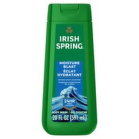 Irish Spring Moisture Blast Body Wash for Men, 20 Oz