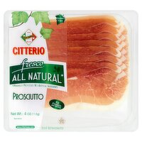 Citterio Fresco All Natural Prosciutto, 4 oz