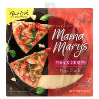 Mama Mary's 12" Thin Pizza Crust 2-Pack , 16 Ounce