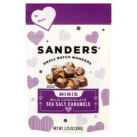 Sanders Minis Milk Chocolate Sea Salt Caramels, 3.75oz