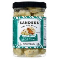 Sanders White Chocolate Sea Salt Caramels Sugar Cookie, 18 oz