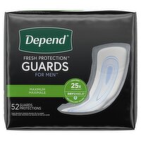 Depend for Men Maximum Fresh Protections Guards, 52 count, 52 Each