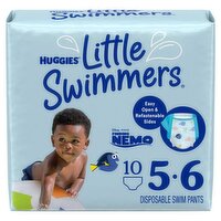 Huggies Little Swimmers Disney-Pixar Finding Nemo Disposable Swim Pants, Size 5-6, 32+ lb, 10 count, 10 Each