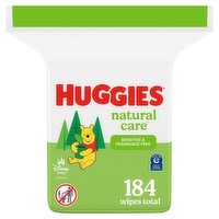 Huggies Natural Care Sensitive & Fragrance Free Wipes, 184 count