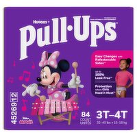 Huggies Pull-Ups Training Pants, 3T-4T, 32-40 lbs, 84 count