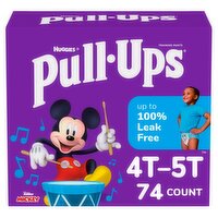 Huggies Pull-Ups Training Pants, 4T-5T, 38-50 lbs, 74 count