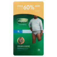 Depend Fit-Flex Maximum Underwear, XL, 26 count