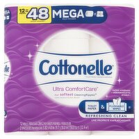 Cottonelle Ultra ComfortCare Toilet Paper, Mega, 12 count