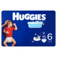 Huggies Overnites Diapers, Size 6, Over 35 lb, 15 count