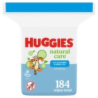 Huggies Natural Care Refreshing Wipes with Cucumber & Green Tea, 184 count