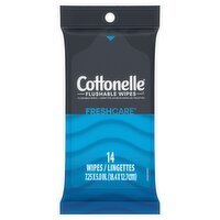 Cottonelle Freshcare Flushable Wipes, 14 count