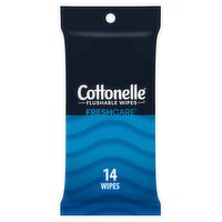 Cottonelle Freshcare Flushable Wipes, 14 count