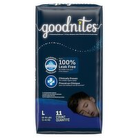 Goodnites Boys Bedwetting Underwear, Sizes 10-12, L, 68-95 lbs, 11 count