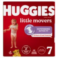 Huggies Little Movers Outstanding Active Fit Diapers Huge Value, Size 7, Over 41 lb, 68 count