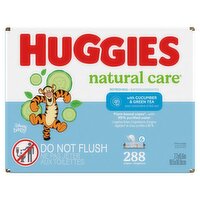 Huggies Natural Care Disney Refreshing Baby Wipes with Cucumber & Green Tea, 288 count