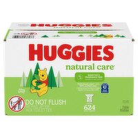 Huggies Natural Care Sensitive & Fragrance Free Baby Wipes, 624 count