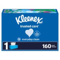 Kleenex Trusted Care 2-Ply Tissues, 160 count