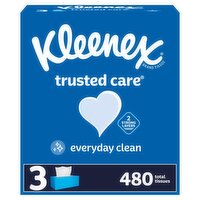 Kleenex Trusted Care Tissues, 160 count, 3 pack