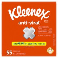 Kleenex Anti-Viral Tissues, 55 count