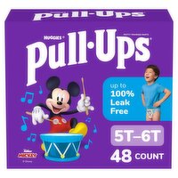 Huggies Pull-Ups Disney Junior Mickey Potty Training Pants, Size 5T-6T, 46-60 lbs, 48 count