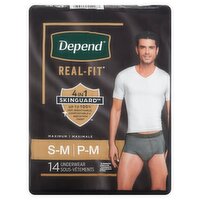 Depend Real-Fit Maximum Underwear, S-M, 14 count