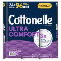 Cottonelle Ultra Comfort Toilet Paper Rolls, 24 count, 58.56 Each