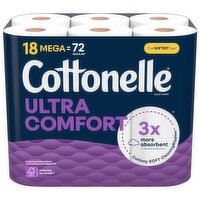 Cottonelle Ultra Comfort Toilet Paper, 18 count