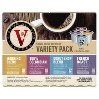 Victor Allen's Coffee Single Serve Brew Cup Variety Pack, 42 count, 14.64 oz