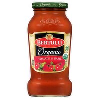 Bertolli Organic Tomato & Basil Sauce, 24 oz
