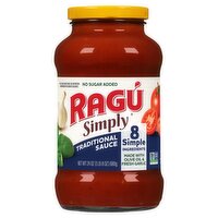 Ragú Simply Traditional Sauce, 24 oz, 24 Ounce