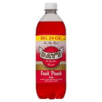 Day's Fruit Punch Soda, 24 fl oz
